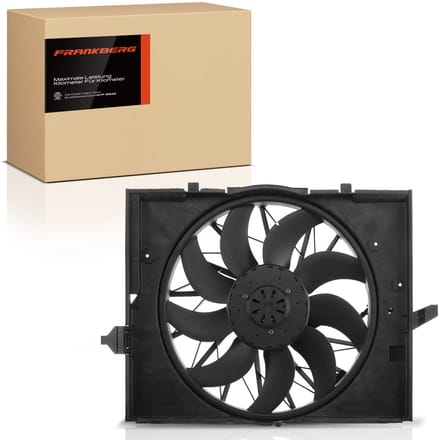 Frankberg 1x Motorradiator enkele ventilator