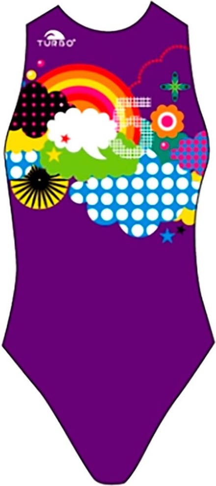 Turbo Rainbow Zwemkleding Paars L Vrouw