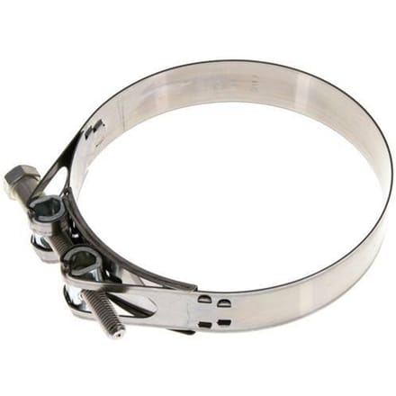 150 - 162 mm Slangklem van Rvs 430 met een 30 mm band - Norma