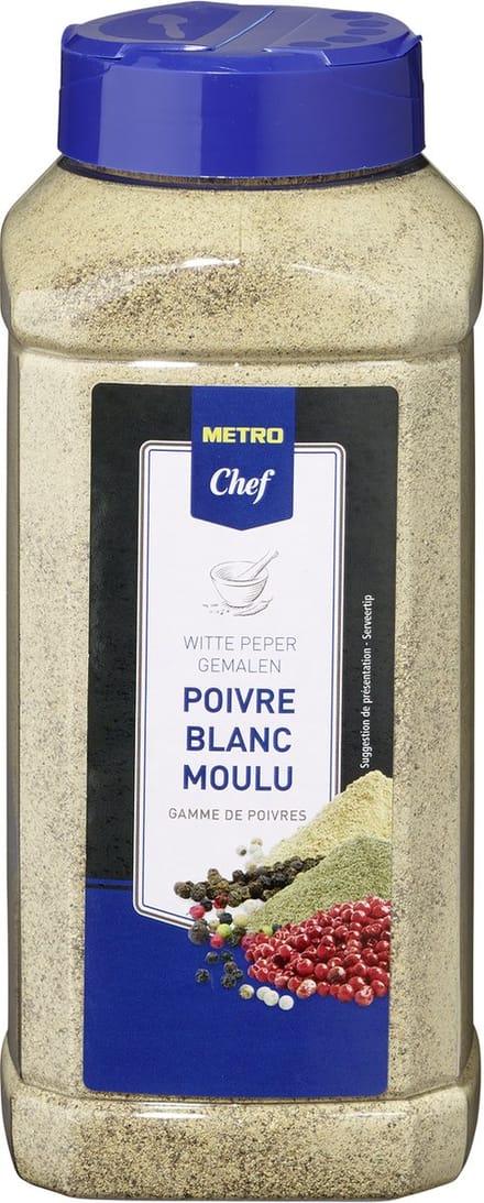 METRO Chef Witte peper gemalen 550 gram
