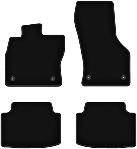 BASIC zwarte velours matten voor: Volkswagen Tiguan II crossover (2015-)