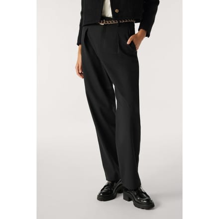BA&SH Pantalon Justice Noir Size: 42 | Formal pants Outlet | Dames | Zwart