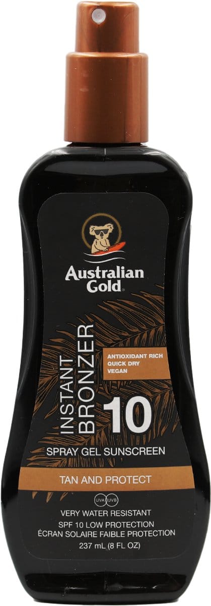 Zonnebrandcrème SPF10 Spray Gel met Directe Bronzertint 237 ml