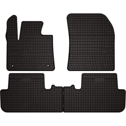 Wielganizator SolidPRO Serie - Rubberen Automatten - DS 7 Crossback - Zwart - Geschikt voor Crossover