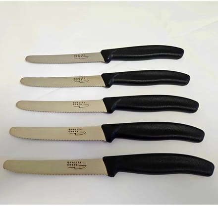 Tomatenmesjes set 5-delig – RVS gekarteld – Quality Chefs