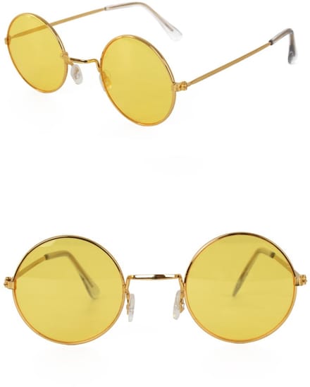 Uilebril geel glas