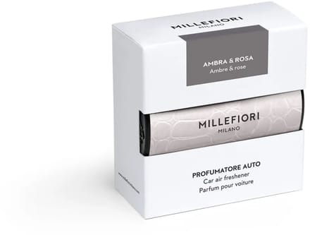 Millefiori Milano - Autoparfum Icon 50 - Wit - Urban - Ambra & Rosa