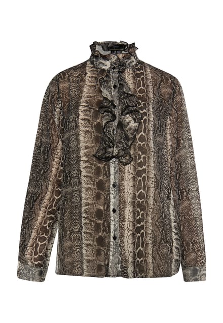 Faina Blouse Dames zwart wit