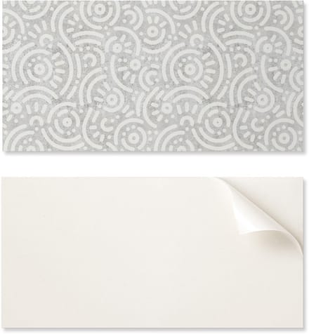 Zelfklevend vinyl woondecoratie-element 100x50 cm abstract lijnpatroon