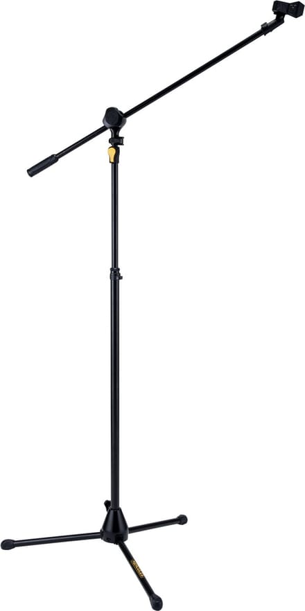 HERCULES Stands HCMS-632B+ microfoonstandaard, 111,5-168 cm, galg, 2-in-1, EZ Grip, driepotig