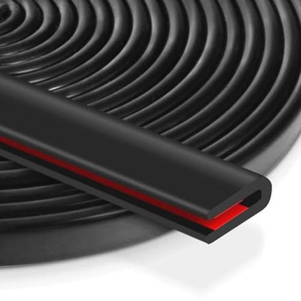 U-vormige rubberen randbescherming voor autodeuren, ramen, en tafels