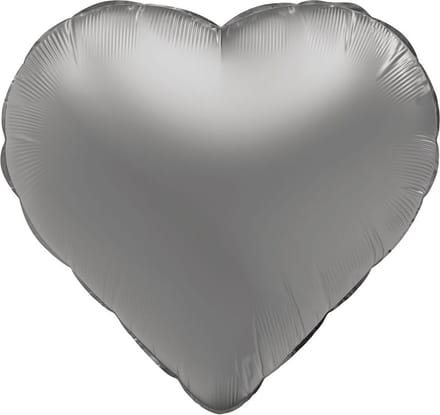 Folat - Folieballon Hart Moonlight Silver - 45 cm
