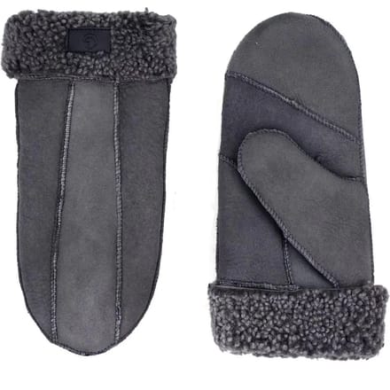 Glove It Edinburgh gevoerde wanten Grijs - Een Kleur - S