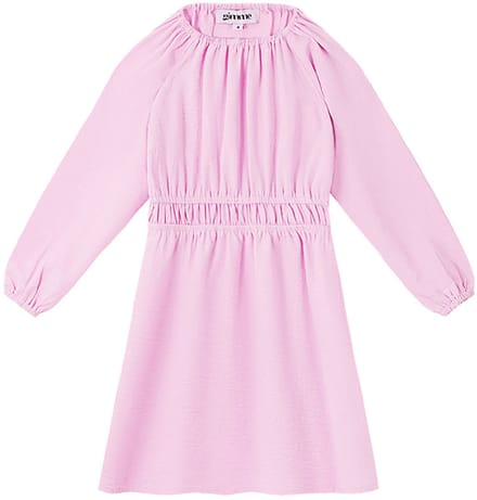 Minimalistische Polyester Kinderjurk met Plooien - 2 Jaar