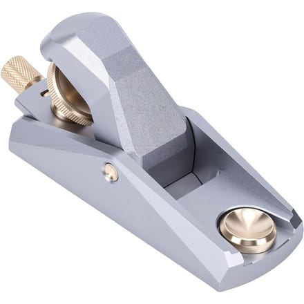 Laaghoekige Blokvlak 33 Graden Houtbewerking Handbeitel voor Miniatuur Model Leerbewerking Zilver gray