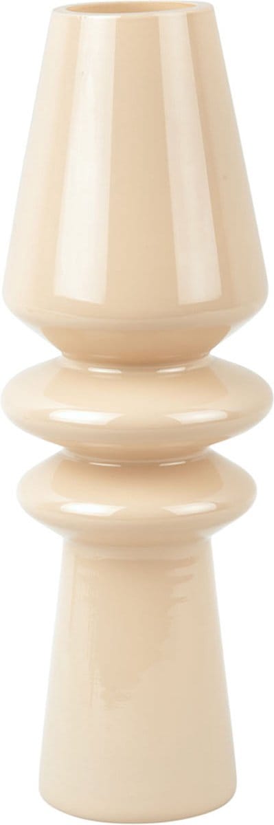 Present Time Vaas Sparkle Cone - Zandbruin - Ø9cm - Scandinavisch,Modern