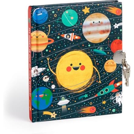 Solar System Locked Diary - Mudpuppy