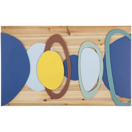 Wanddecoratie Mauro Ferretti Wood Color