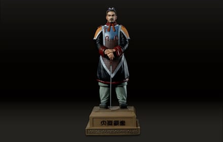 Meng Model Modelbouwpakket Militaire voertuigen - MENG DX003 The Great Qin Warrior - Painted Figure with Base Plastic - 1:6 - Modelbouw