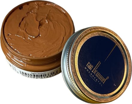 Van Bommel Shoecream 60ml potje luxe kwaliteit schoen poets kleur 331 cognac