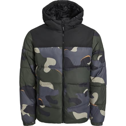 JACK&JONES - maat M- JJCHILI PUFFER HOOD Heren Jas