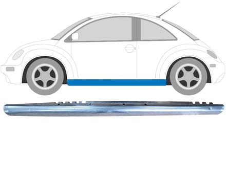 Volledige dorpel voor Volkswagen New Beetle 1998-2005 / Links