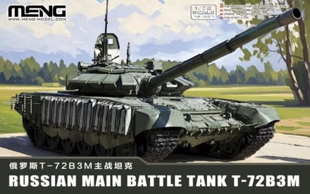 Meng Model Modelbouwpakket Militaire voertuigen - MENG 72007 T-72B3M - Moderne Russische Gevechtstank Plastic - 1:72 - Modelbouw