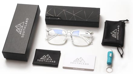 Southland Computerbril Met Sterkte +1 - Blauw Licht Bril - Blauw Licht Filter Bril - Blue Light Glasses - Beeldschermbril - Blue Light Filter Bril