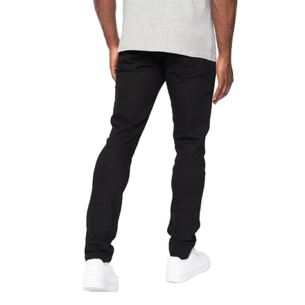Crosshatch Heren Barbeck Slim Jeans (Massief zwart)