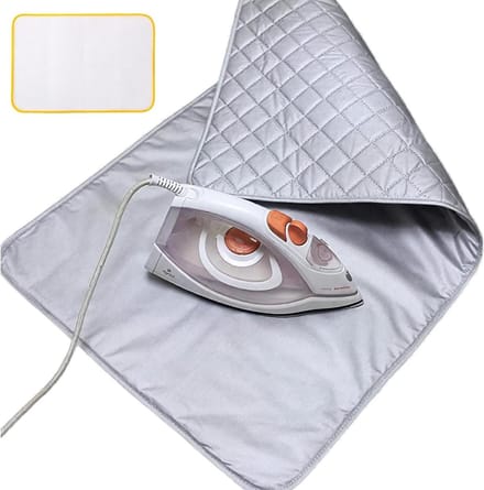 Draagbare Strijkmat - Reis strijkplank - Kleding Strijken - Hittebestendig Katoen - 48x85cm - Effen