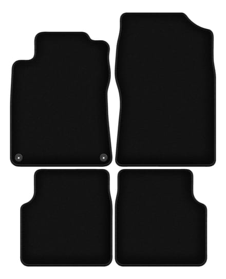 BASIC zwarte veloursmatten voor: Citroen XM break, stationwagen, sedan, hatchback, liftback (1989-2000)