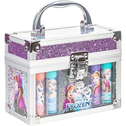 Frozen make-up koffertje met 4 lipbalsem