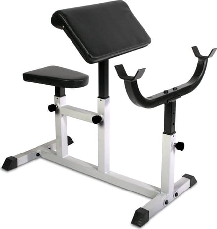 Physionics - Fitness Curlbank - Halterhouder - Verstelbaar - Curl Machine