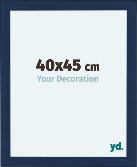 Your Decoration - Fotolijst 40x45 cm - MDF - Donkerblauw Geveegd - Como