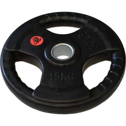 Olympisch gewichtsschijf met handgrepen Fit & Rack 15 kg