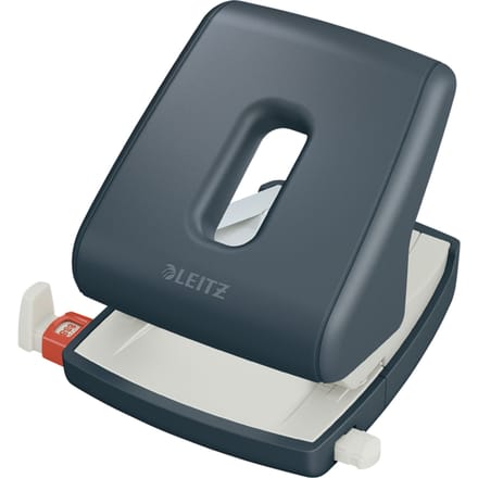 Leitz Cosy Perforator 2-Gaats - Perforeert Tot 30 Vel  - Ideaal voor Thuiskantoor/Thuiswerken - Fluweel Grijs