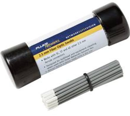 Fluke Networks NFC-SWABS-2.5MM NFC-SWABS-2.5MM Glasvezeltester Meetbereik: Netwerk