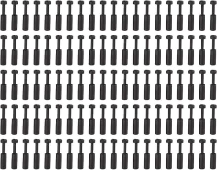 Pijpplug - Luchtconnector - Luchtleiding Afsluiten - Snelle Aansluiting - 1/4 Inch - Zwart
