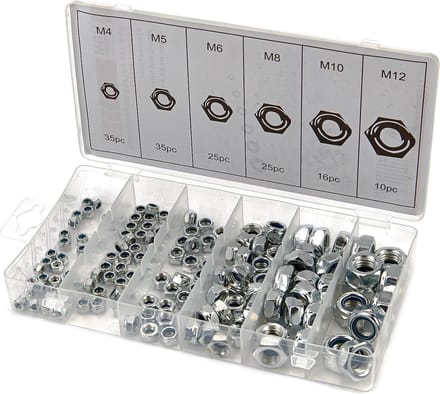 HBM 146-delige Borgmoeren Assortiment voor Gereedschapswand
