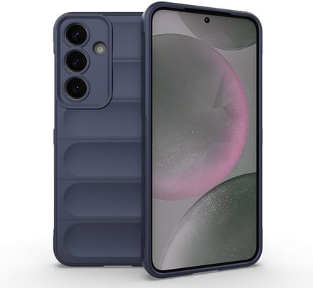 Solidenz AeroGrip geschikt voor Samsung Galaxy S25 Plus hoesje - Donkerblauw