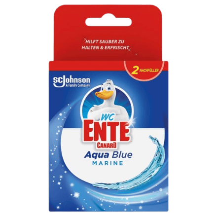 WC Ente Aqua Blue Marine Toiletblok Navullingen - 2 x 36 g