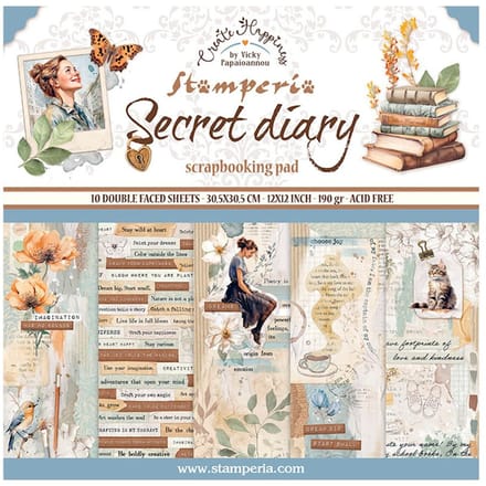 Scrapbook blok "Secret Diary"