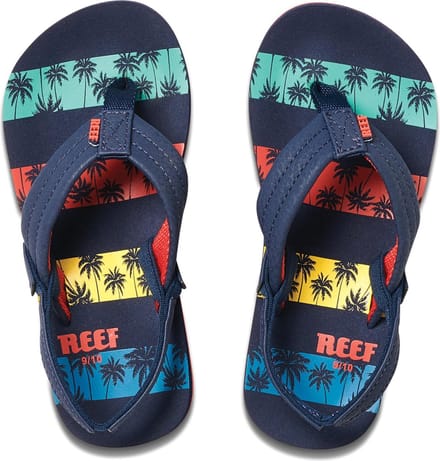 Reef Slippers - Maat 19/20 - Unisex - blauw/rood/geel