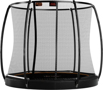 Avyna Trampoline FlatLevel Ø305 met veiligheidsnet | Zwart