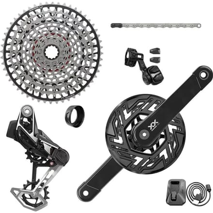 Volledige fietsgroep Sram XX Brose Isis AXS T-type Clip-on 165 10/52