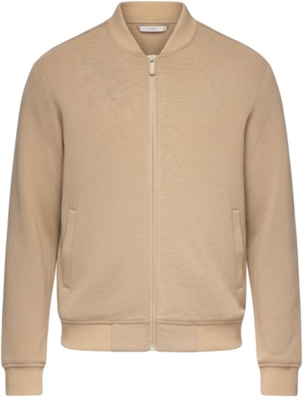 OMBRE Jas - Viscose - Rits - Effen Beige S