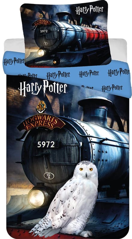 Harry Potter Dekbedovertrek Hogwarts Express - 140 x 200 cm + 70 x 90 cm - Katoen