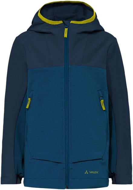 Vaude Rokua Softshelljack Blauw 158-164 cm Kinderen