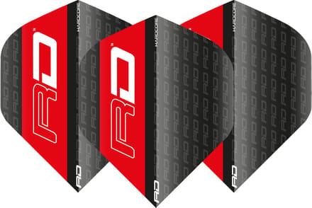 Red Dragon Hardcore XT Black Red RD - Dart Flights