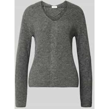 Regular fit gebreide pullover met wol